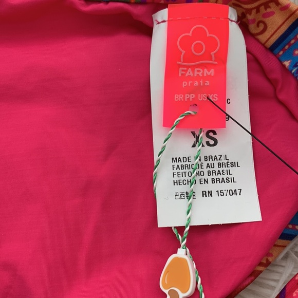 NWT colorful bandana bikini top - Picture 8 of 10